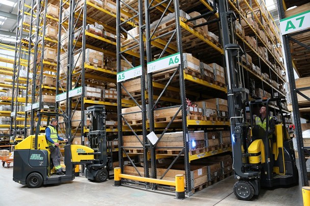 Aisle master order picker articulated forklift1 w1254