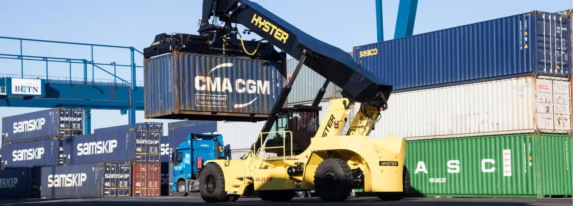 Hyster RS45 Reachstacker